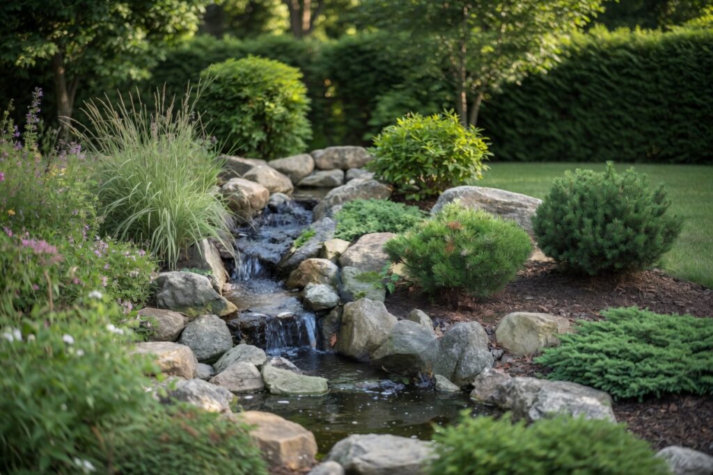 Amazing Landscape Design Water Feature